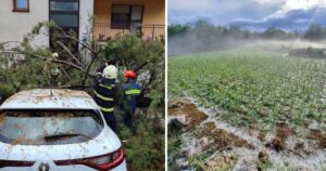 Posljedice nevremena: Tuča nanijela veliku štetu usjevima, oštećeni automobili