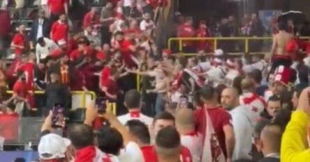 Izbila tuča između navijača Turske i Gruzije u Dortmundu