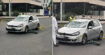 Pijani taksista u Sarajevu automobilom udario vozača romobila