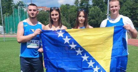 Emina Omanović u skoku u dalj s dužinom 5.73 metra osvojila 10. mjesto na EP-u u Slovačkoj