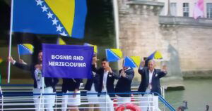 Naš olimpijski tim se predstavio u Parizu, Pezer i Cerić nosili zastavu Bosne i Hercegovine