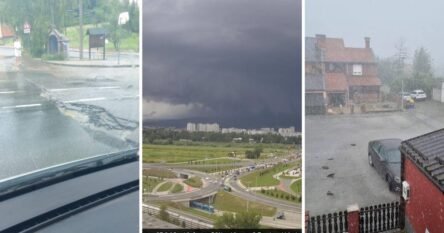 Olujno nevrijeme poharalo Sloveniju i Hrvatsku: Tuča veličine lješnjaka, vjetar nosio drveće