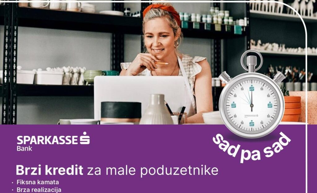 Sparkasse Banka podržava male biznise kroz posebne ponude i usluge