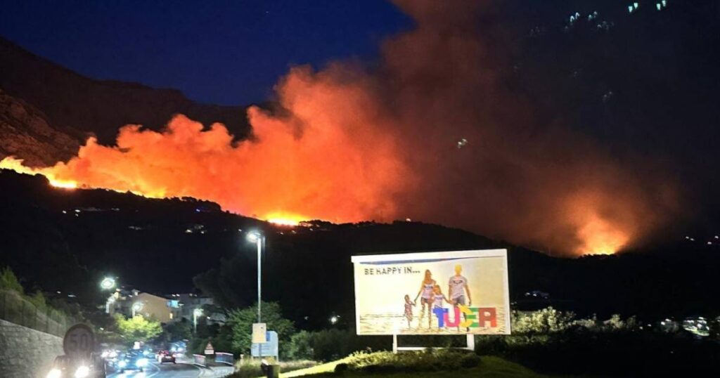 Novi požar kod Makarske: Gori u Tučepima, gosti napuštaju hotele