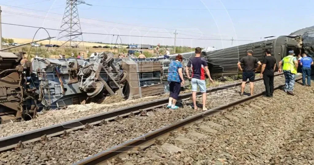 Najmanje dvoje mrtvih i stotinu povrijeđenih u iskakanju voza koji se sudario s kamionom