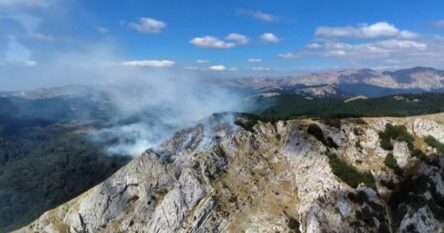 Helez potvrdio za Fokus: Helikopter OSBiH gasi požar kod Foče