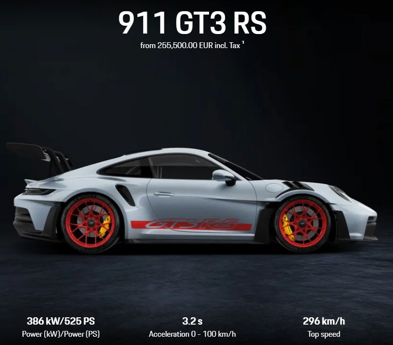 porsche 911 gt3 rs