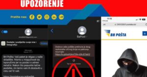 Upozorenje iz BH Pošte: Lažne SMS poruke o neuspjeloj dostavi pošiljke