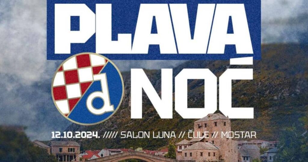 Dinamo dolazi u Mostar, najavljena i “Plava Noć”