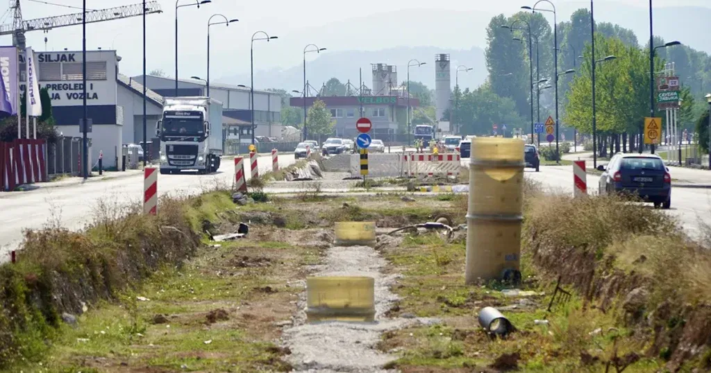 Pogledajte kako izgledaju radovi na tramvajskoj pruzi Ilidža – Hrasnica