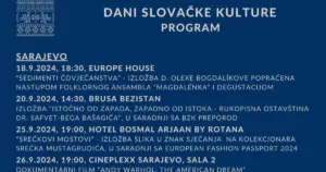 Danas počinju Dani slovačke kulture u BiH, trajat će 12 dana