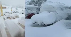 Zatekao ih obilan snijeg koji je napadao preko noći: “Panika jer smo s ljetnim gumama”