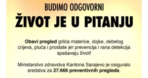 Otvorene prijave za besplatne preventivne preglede