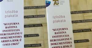 U Trebinju izložba “Kulturna baština institucija Hercegovine u dokumentima Arhiva HNK”