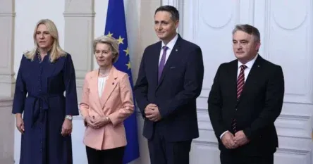 Von der Leyen sastala se sa članovima Predsjedništva BiH, slijedi susret sa Krišto