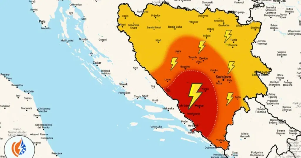 Ovim dijelovima BiH prijeti jako nevrijeme. U jednom dijelu zemlje već je zahladnilo