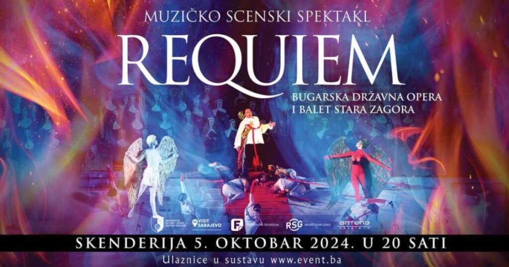 U Skenderiji 5. oktobra muzičko-scenski spektakl “Requiem”