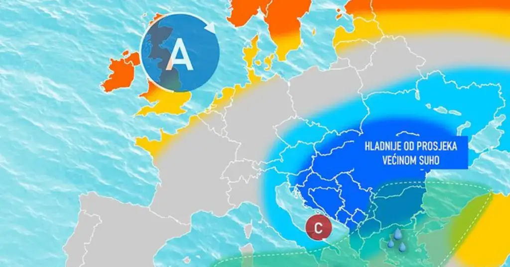 Kraj sušnog perioda: Dijelove BiH će pogoditi obilnije padavine, stiže i zatopljenje