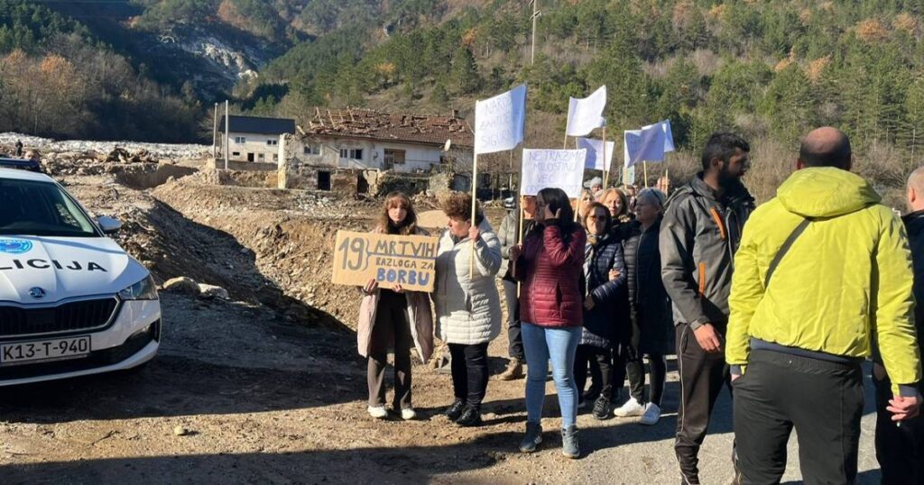 donja jablanica protest