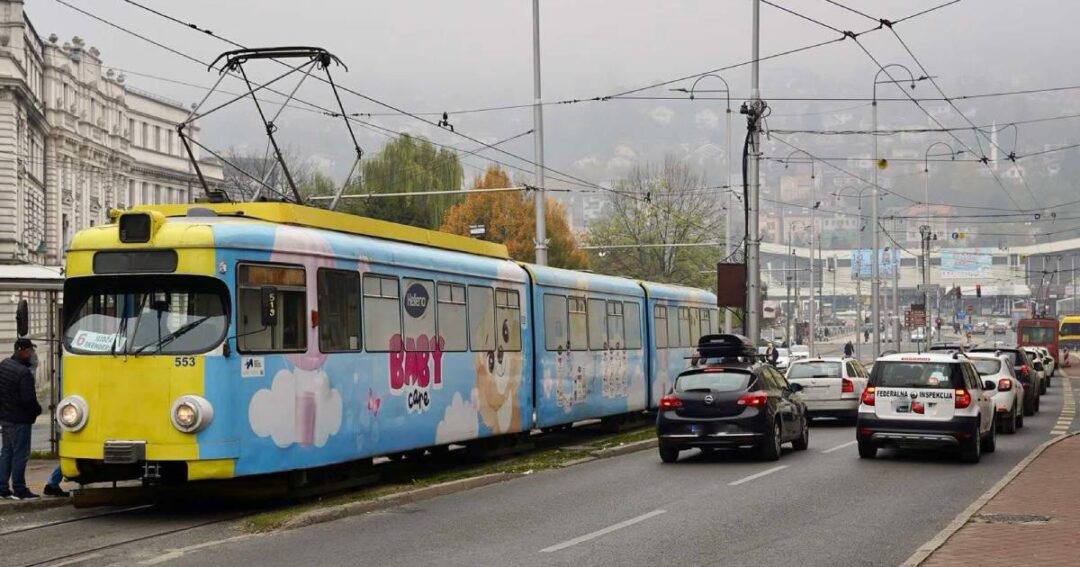 magla smog saobracaj tramvaj skenderija sarajevo