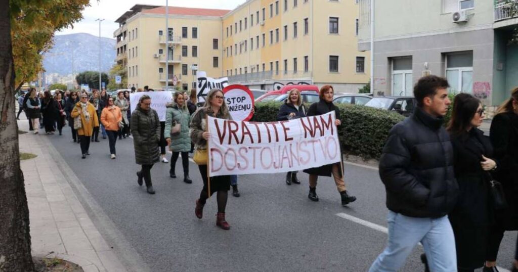 Sindikati obrazovanja u HNK najavili novi protest za ponedjeljak