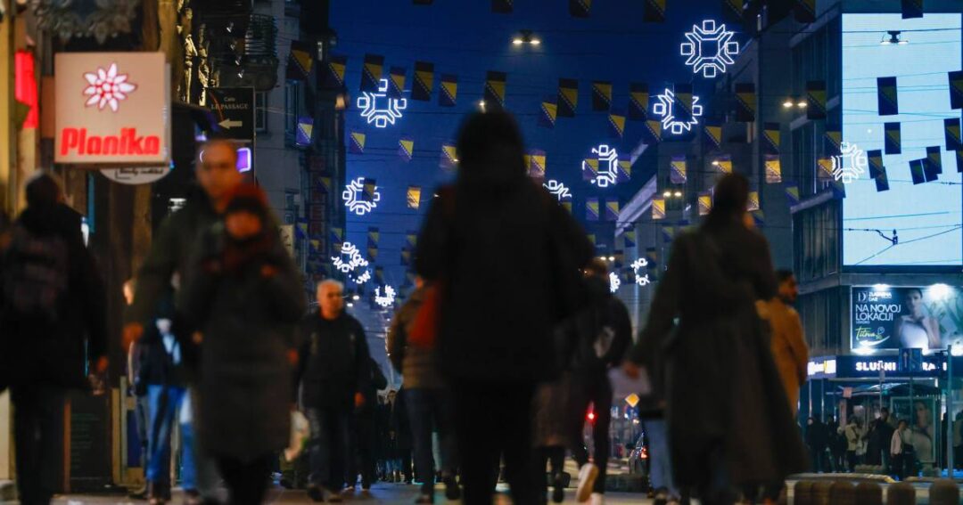 sarajevo ulice docek nove godine