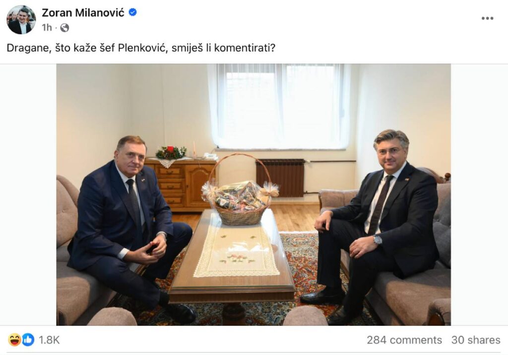 plenković dodik