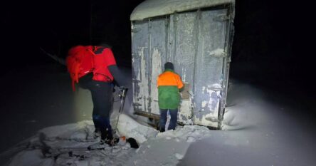 GSS-ovci spasili radnika sa planine, šest dana proveo u kontejneru na velikoj hladnoći