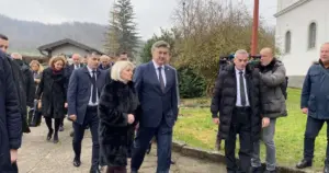 Plenković stigao u Banju Luku, prisustvuje svečanosti na kojoj je i Dodik