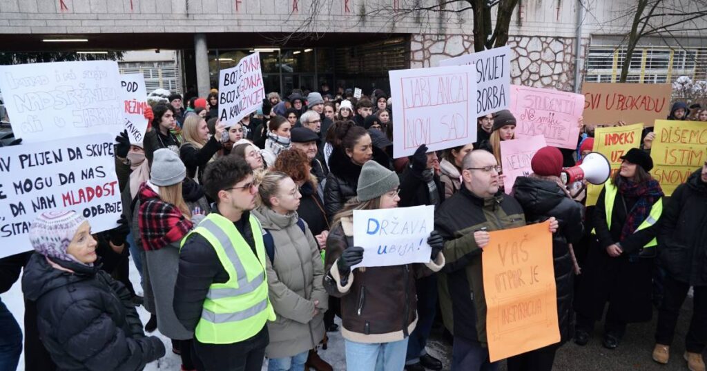 Studenti u Sarajevu podržali kolege u Srbiji: “Budimo oni koji ne zaboravljaju”