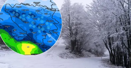 BHmeteo objavio novu prognozu, naveli su gdje se i kada očekuje obilniji snijeg