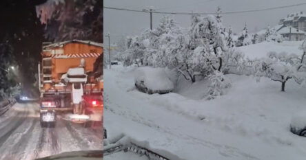 Snijeg zatrpao putne pravce, objavljen spisak puteva u BiH na kojima je obustavljen saobraćaj