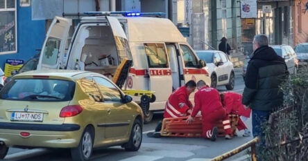 Pješakinja prebačena na UKC, zbog saobraćajne nesreće otežano odvijanje saobraćaja