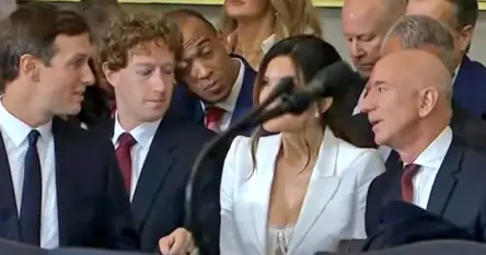 Marku Zuckerbergu odlutao pogled na inauguraciji Donalda Trumpa