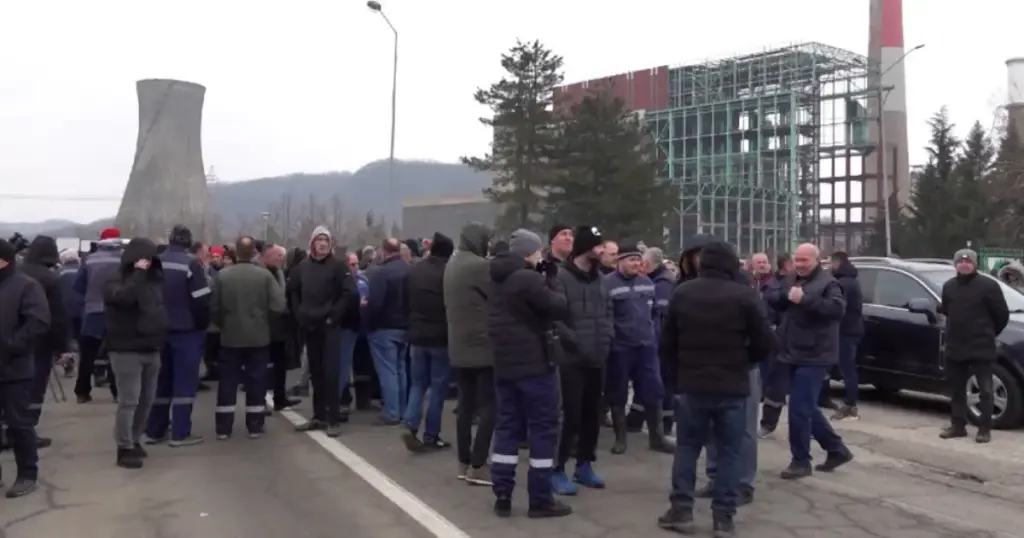 protest radnika u ugljeviku