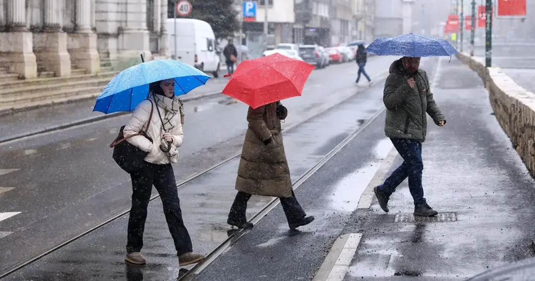 sarajevo vrijeme snijeg kisa zima