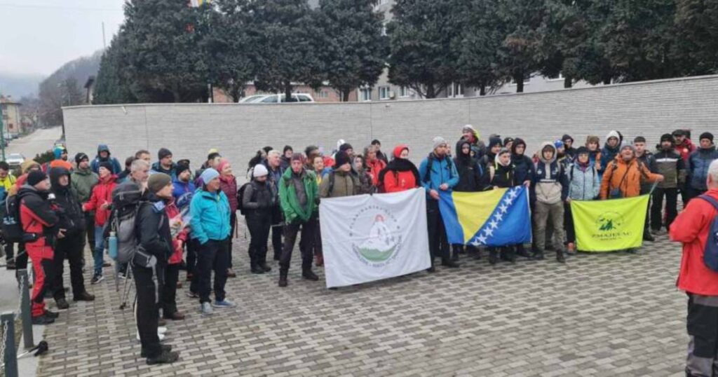 Zimski pohod “Grebak – put života” okupio oko 150 učesnika iz BiH i Srbije