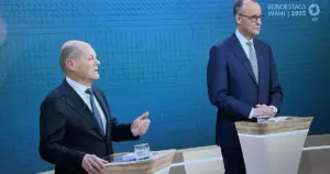 Glavni rivali za kancelara: Scholz i Merz suočili stavove u žestokom TV duelu