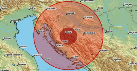 Zemljotres pogodio Dalmaciju, osjetio se dobro i u BiH: U Bihaću je tlo podrhtavalo oko pola minute