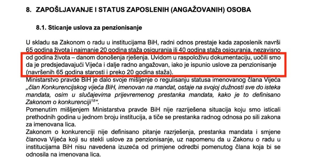 ISTAKNUTI ČLAN HDZBIH: Na čelu Konkurencijskog vijeća BiH penzioner Ivo Jerkić ISTAKNUTI ČLAN HDZBIH: Na čelu Konkurencijskog vijeća BiH penzioner Ivo Jerkić